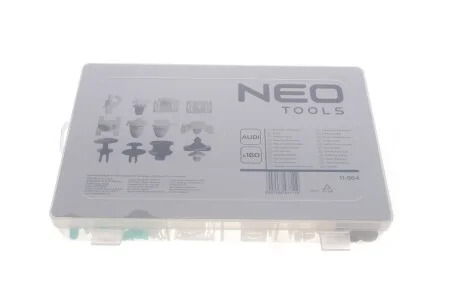 Набор клипс пластмассовых Audi (160шт) Neo-tools 11-964
