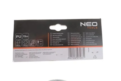 Шланг пневматичний Ø8 мм L 15 м Neo-tools 12-076-1