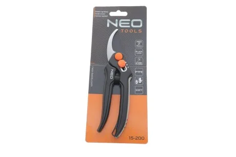 Секатори обхідні 185 мм, діапазон до 15 мм, регульований крок Neo-tools 15-200