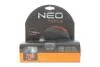 Шапка з LED-ліхтариком чорно-сіро-оранжева WARM (USB-зарядка) Neo-tools 81-631 (фото 4)