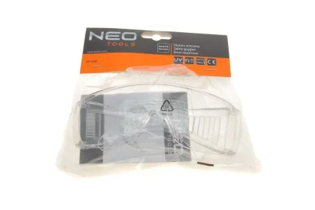 Очки защитные (белые) Class-F/УФ защита Neo-tools 97-508