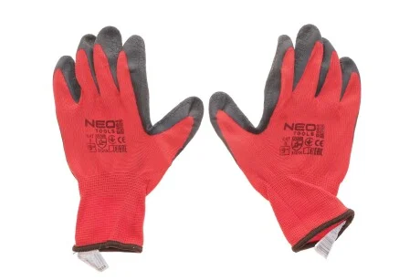 Перчатки рабочие с латексным покрытием (кринкл) 3121x (Т.9) Neo-tools 97-645-9