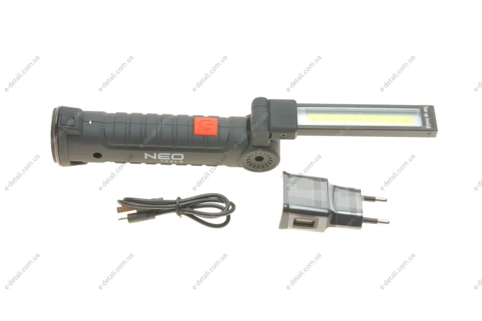 Фонарик-лампа (200Lm/3W/1200mAh/магнит/USB) Neo-tools 99-041 (фото 1)
