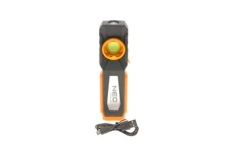 Фонарик-лампа (500Lm/10W/2000mAh/магнит/крюк/USB) Neo-tools 99-072