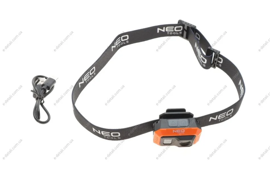 Фонарик налобный (COB/500Lm) Neo-tools 99-115 (фото 1)