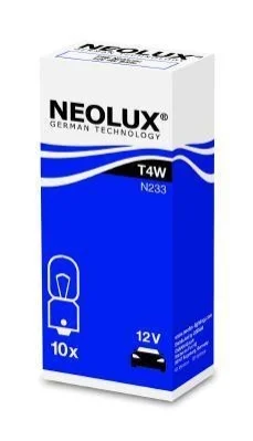 Автолампа Neolux T4W BA9s 4 W белая NEOLUX N233 (фото 1)