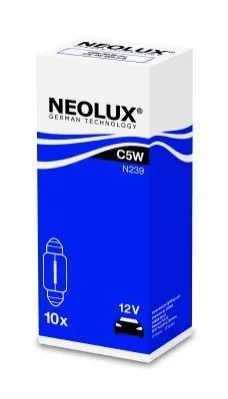 Автолампа Neolux C5W SV8,5-8 5 W белая NEOLUX N239 (фото 1)