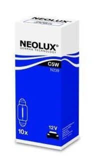 Автолампа Neolux C5W SV8,5-8 5 W белая NEOLUX N239