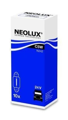 Автолампа Neolux C5W SV8,5-8 5 W белая NEOLUX N242 (фото 1)