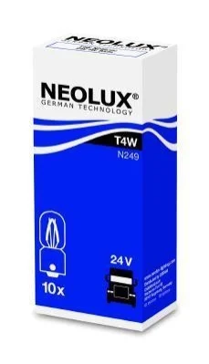 Автолампа Neolux T4W BA9s 4 W белая NEOLUX N249 (фото 1)