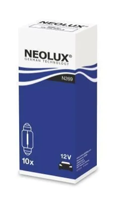 Автолампа Neolux C10W SV8,5-8 10 W белая NEOLUX N269 (фото 1)