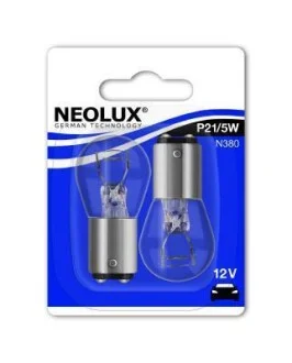 Автолампа Neolux P21/5W BAY15d 5 W 21 W белая NEOLUX N38002B