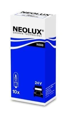 Автолампа Neolux W1,2W W2x4,6d 1,2 W белая NEOLUX N508 (фото 1)