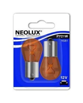 Автолампа Neolux PY21W BAU15s 21 W оранжевая NEOLUX N58102B