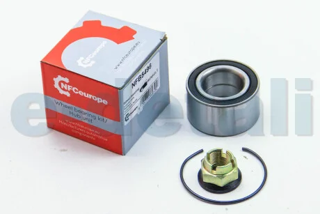 Подшипник ступицы перед. Renault Clio 91-04/R19 88-96/Rapid 86-98/Twingo 96- NFC EUROPE NFB5496