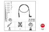 Комплект проводів запалення NGK 2584 (фото 1)