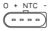 Датчик абсолютного тиску NTK (EPBMPT4-V004Z) AUDI/SKODA/VW A2/Fabia/Polo "1,0-1,6 "92-12 NGK 92899 (фото 1)
