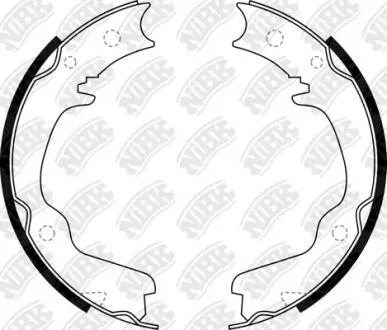 Колодки ручника Subaru NiBK FN0569