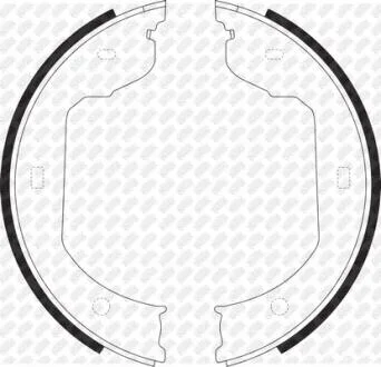 Колодки ручника BMW, VAG NiBK FN0589
