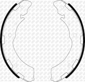 КОЛОДКИ БАРАБАН. NiBK FN6741