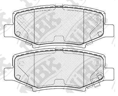 Колодки задние c2007-- Wrangler,Grand Cherokee,Liberty,Nitro NiBK PN0497