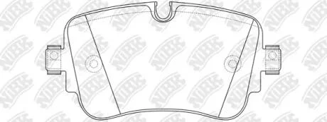 Колодки задние Audi Q7,Q8,E-Tron,S6,S7,S8 NiBK PN0688