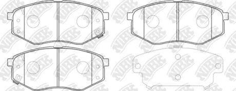 КОЛОДКИ ГАЛЬМ. NiBK PN0704