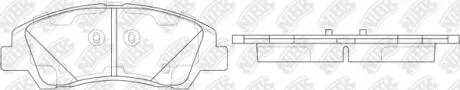 Колодки передние Hyundai i10 2013-- NiBK PN0858