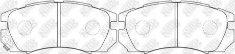 Колодки тормозные передние Subaru Impreza, Legasy NiBK PN7247