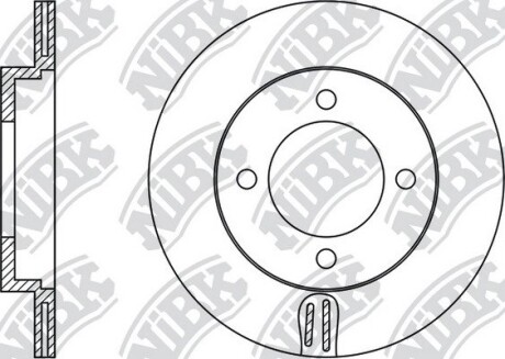 Диск тормозной передний 228мм Toyota Corolla NiBK RN1339