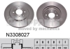 Тормозной диск NIPPARTS N3308027 (фото 1)