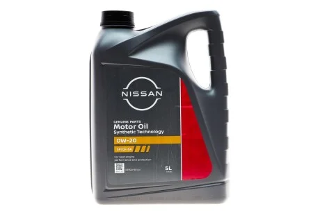 Масло 0W20 Nissan Motor Oil (5L) (SN/GF-5) NISSAN KE90090144