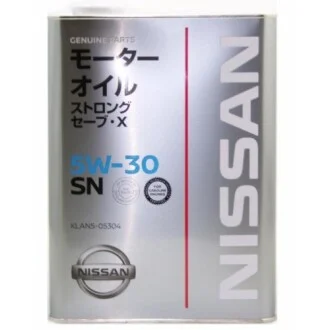 Масло моторное Nissan / Infiniti Strong Save X 5W-30 (4 л) NISSAN Klan505304