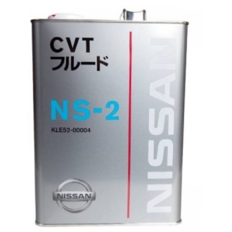 Трансмиссионное масло CVT NS-2 (Япония) синтетическое 4 л NISSAN KLE5200004