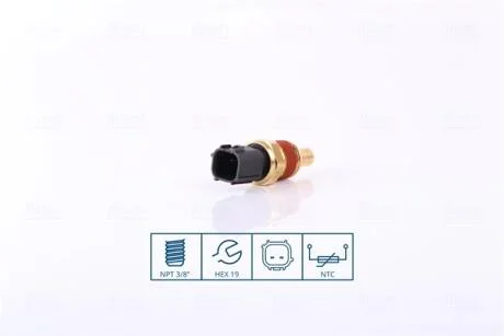 MINI Датчик температури охолоджувальної рідини MINI Cooper, MINI Cooper S, MINI One NISSENS 207029