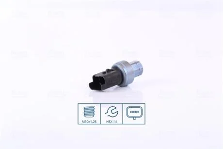 Датчик тиску кондиціонера CITROEN BERLINGO (Nissens) NISSENS 301104