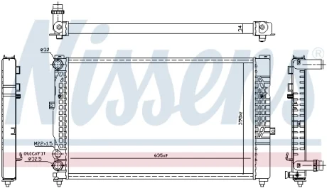Радиатор NISSENS 60491