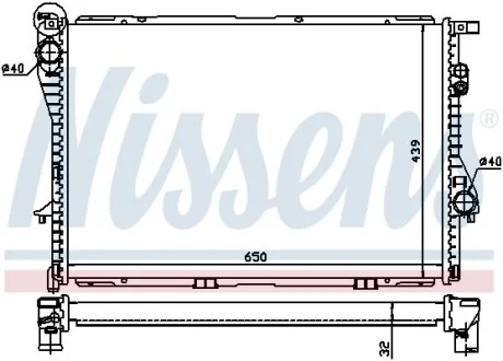 Радиатор NISSENS 60603A