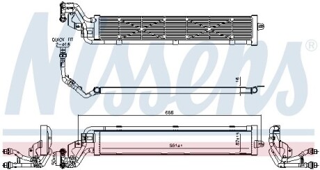 Радіатор NISSENS 606268