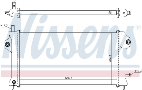 Радиатор NISSENS 606529