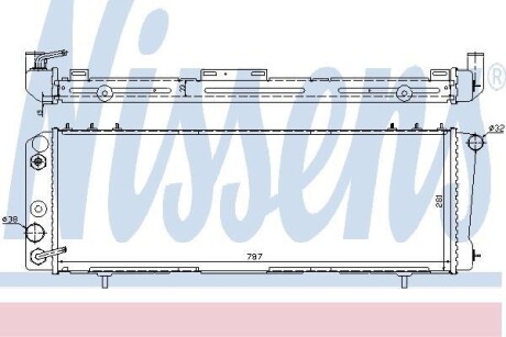 Радіатор NISSENS 60986