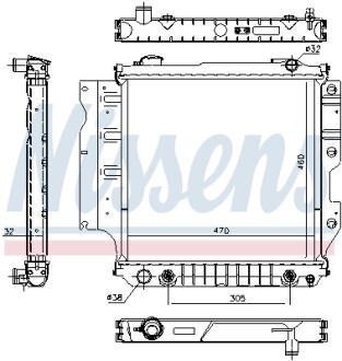 Радіатор NISSENS 60993