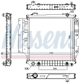 Радиатор NISSENS 60993
