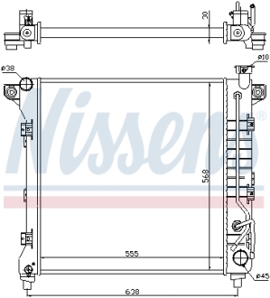 Радиатор NISSENS 60998