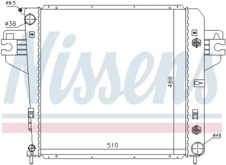 Радіатор NISSENS 61017