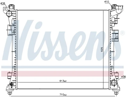 Радиатор NISSENS 61034