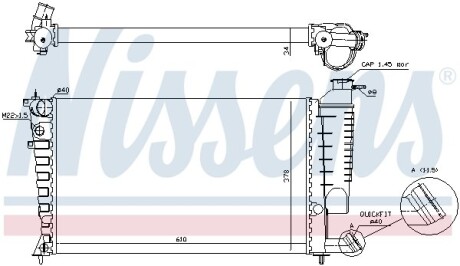 Радіатор NISSENS 61318A