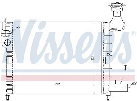 Радіатор NISSENS 61372