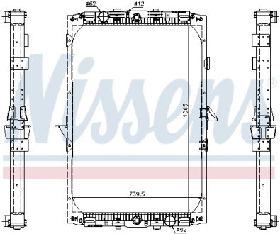 Радиатор NISSENS 61417A