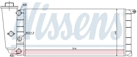 Радіатор NISSENS 61837